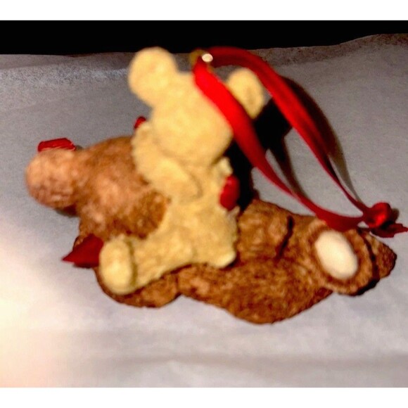 Kurt Adler Christmas Teddy  Bear Ornament - Picture 4 of 6